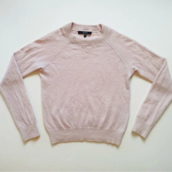 Quince 100% cashmere shrunken sweater, size XS, baby pink - Picture 4 of 7